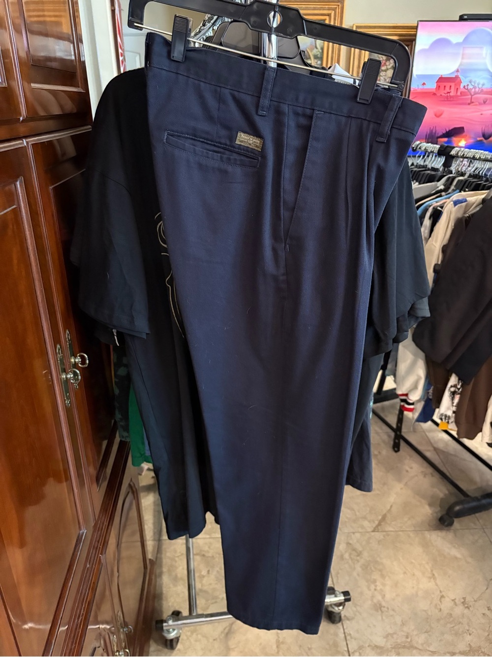Men's Classic Navy Dress Pants